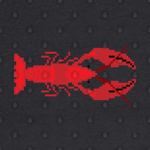 8-bit Crawfish by zrau